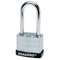 40mm Laminated Steel Padlock with Bumper Guard - 2" Shackle