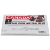 Canadian, Driver's Vehicle Inspection Report, Carbonless