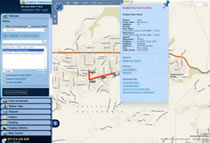 Fleet Tracking User Interface Locate Vehicle w-Breadcrumb and 3D Map