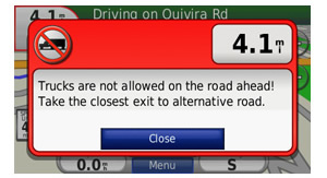 Truckers Garmin GPS