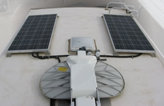 RV Solar Panels with Tilt Kit