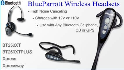 Blueparrott Noise Canceling Bluetooth Rechargeable Headsets