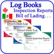 Truckers Log Books, Inspection Reports and Truck Log Book Accessories
