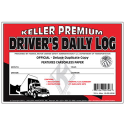 Duplicate Driver\'s Daily Log Book, Carbonless