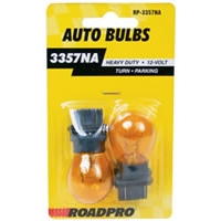 Heavy Duty Automotive Replacement Bulbs - #3357, Amber, 2-Pack