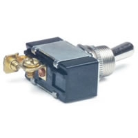 2 Position Toggle Switch with Screw Connector - .75" Round Toggle