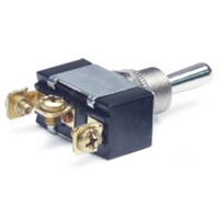 3 Position Toggle Switch with Screw Connector - .75" Round Toggle