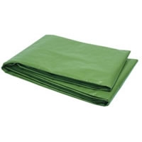 10' x 12' Heavy Duty Polyethylene Tarp with Reinforced Corners - Green