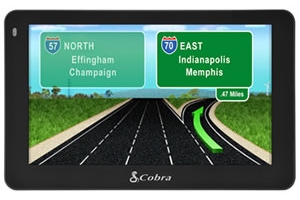 Cobra Portable GPS Navigation for Professional Truck Drivers
