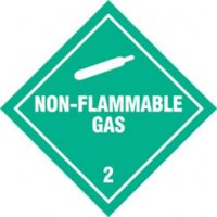 Non-Flammable Gas Class 2 Placard