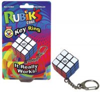 Rubik's Cube Puzzle Key Ring