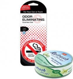 2.5 oz. New Car Odor Eliminating Scented Gel Can Air Freshener