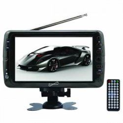 7-inch Portable LCD TV with Built-in Battery