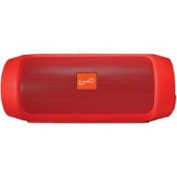 7-inch Portable Bluetooth Rechargeable Speaker Red