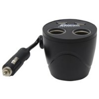 12-volt 2+2 Cup Holder Power Outlet