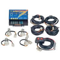 8004 Series Emergency 4 Bulb Strobe Light Kit - Amber