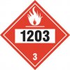 Flammable Class 3 #1203 Placard