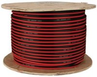500' Roll 16-Gauge Speaker Cable - Red/Black