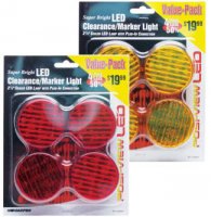 LED 2.5" Round Sealed Lights - 4-Pack Value Pack