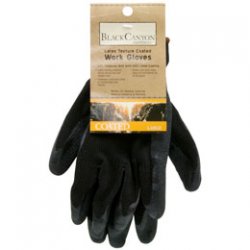 Latex Coated Work Gloves, Large