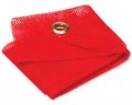 18" x 18" Red Mesh Warning Flag with Grommets