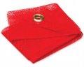 16" x 16" Red Mesh Warning Flag with Grommets