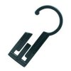 CB Microphone Hanger - Black Plastic