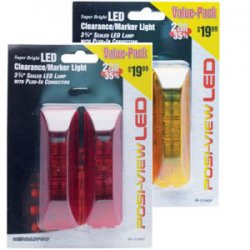 LED 3.75\" x 1.25\" Sealed Lights w/2 Plug Connection - 2-Pack