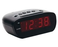 12-Volt Super-Loud 60-90 Decibel LED Alarm Clock with Snooze Button