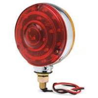 LED 4 Double Side Light - Red/Amber Carded