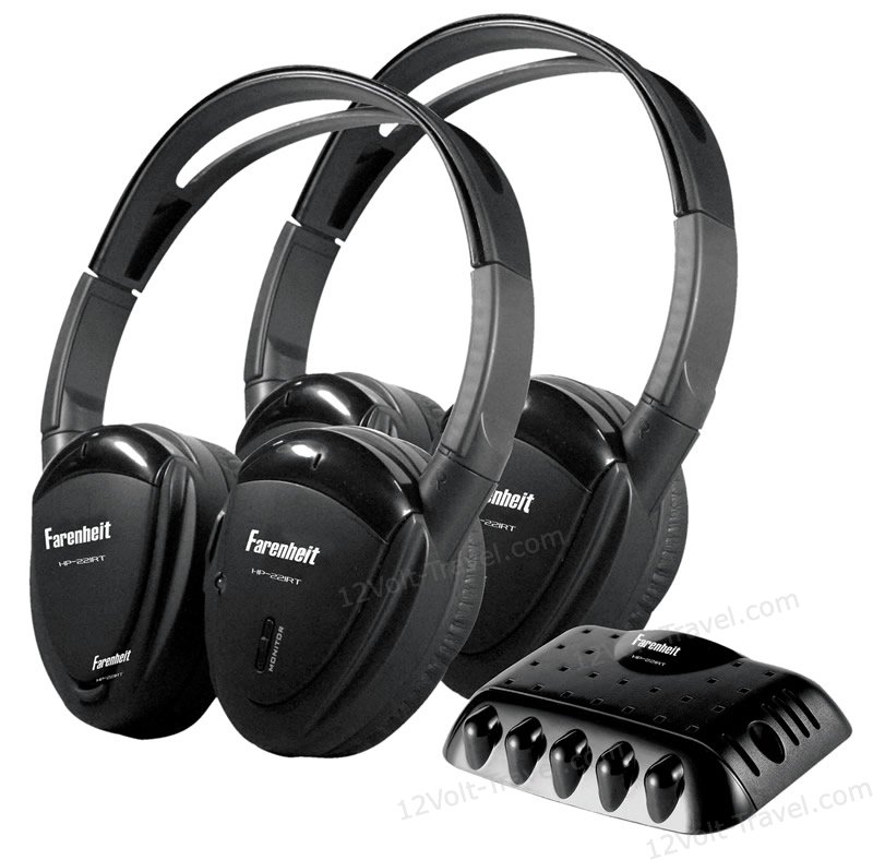 wireless headphones and transmitter