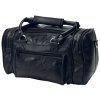 12" Patchwork Leather Shaving Kit Bag