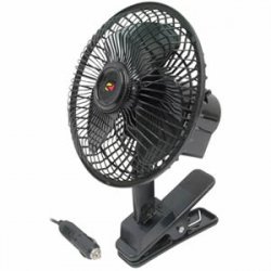 12 Volt \"Quick Clip\" Multi-Mount Oscillating Fan