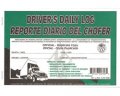 Driver's Daily Log Book with Duplicate Copies - 31 Carbon Sets, English/Spanish