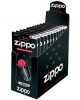 Genuine Zippo Lighter Flints - 6-Pack Easy Spin Dispenser