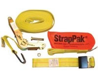 2 x 27' Ratchet Strap with Wide Handle 2004 Webbing and StrapPak(TM)