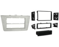 2009 Mazda 6 2-DIN with Removable Pocket Turbo Install Kit - Silver