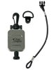 Standard Retractable CB Mic GearKeeper with Snap Clip - Chrome Finish