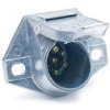 7-Pole Trailer Electrical Socket with Spring Loaded Cover