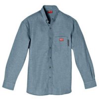 Men's Flame Resistant Long Sleeve Chambray Shirt