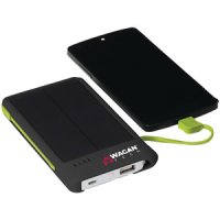 Portable Solar Cellphone Charger with Built-In 4200mah Battery