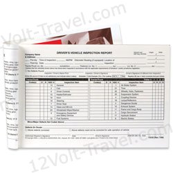 J.J. Keller 734B Canadian, Driver's Vehicle Inspection Report