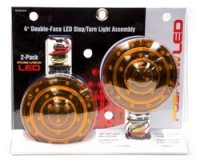 LED 4 Double Side Light Amber/Red