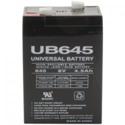 Sealed Lead Acid Batteries 6v 4.5ah Ub645
