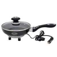 12-Volt Portable Frying Pan with Non-Stick Surface