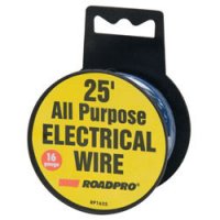 16-Gauge 25' All Purpose Electrical Wire - Blue Spool