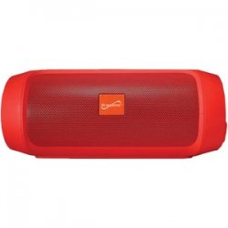 7-inch Portable Bluetooth Rechargeable Speaker Red