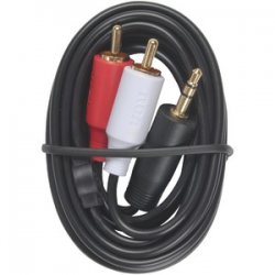 Stereo Hook-Up Cable with 3.5mm Plug and \"Y\" Adapter RCA Plugs