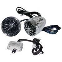 Motorcycle/ ATV/ Snowmobile Weather Proof Speaker System with MP3 iPod Input