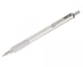 F-701 Fine Ball Point Pen with Textured Steel Grip - Black Ink